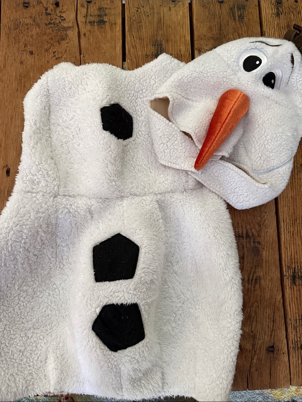 Disney Frozen Olaf Fleece Two Piece Costume, Size 3T-4T